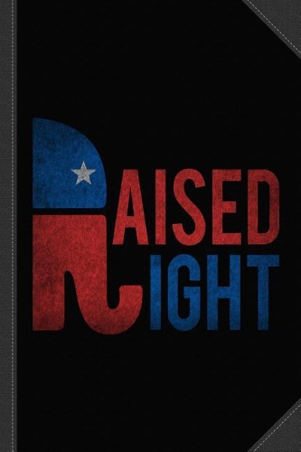 Raised Right Vintage Journal Notebook: Blank Lined Ruled for Writing 6x9 120 Pages