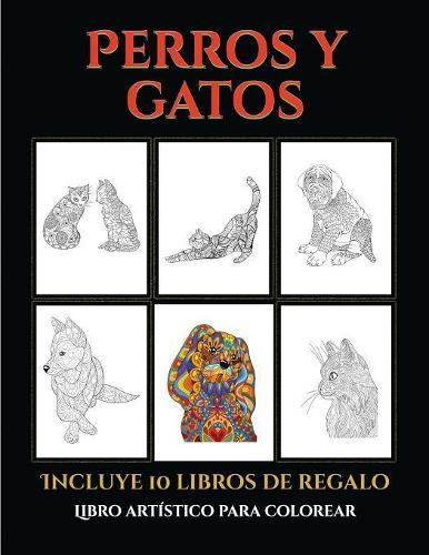 Libro artístico para colorear (Perros y gatos)