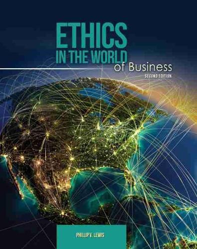 Ethics in the World of Business