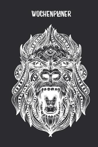 Wochenplaner mit Mandala Gorilla Affe: Terminplaner I DIN A5 I 120 Seiten I universaler Wochenkalender I Organizer I Kalender(1 Mandala Wochenplaner)
