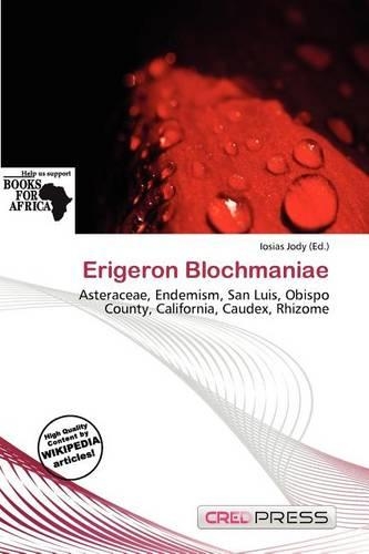 Erigeron Blochmaniae: (English)
