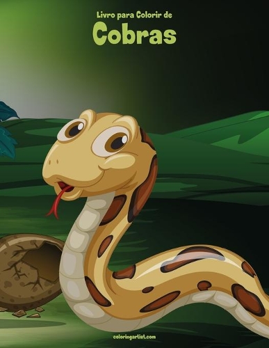 Livro para Colorir de Cobras