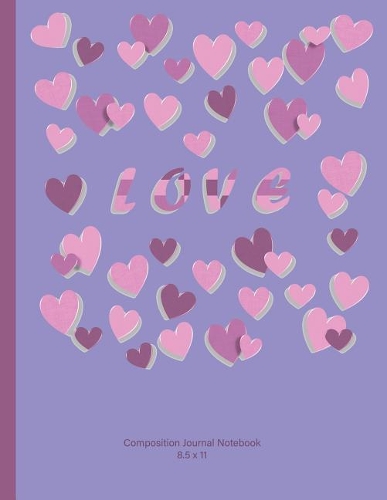 Composition Journal Notebook: Soft Cover in Lilac, 110 Lined Pages 8.5x11