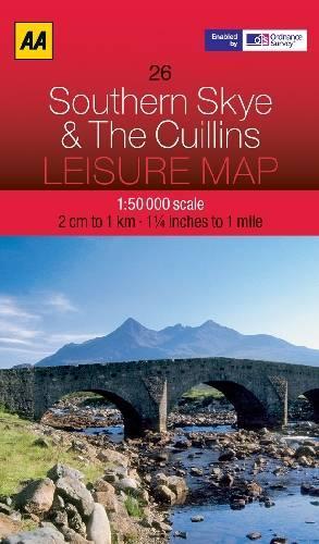 Southern Skye and The Cuillins: (26 AA Leisure Maps)