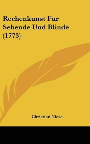 Rechenkunst Fur Sehende Und Blinde (1773)
