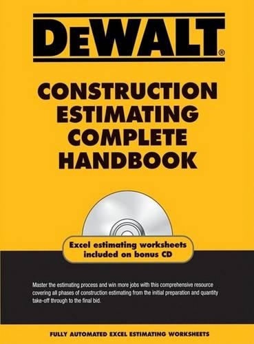Dewalt Construction Estimating Complete Handbook
