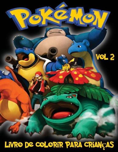 Pokemon Livro de Colorir para crianças Volume 2
