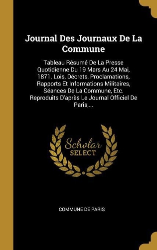 Journal Des Journaux De La Commune