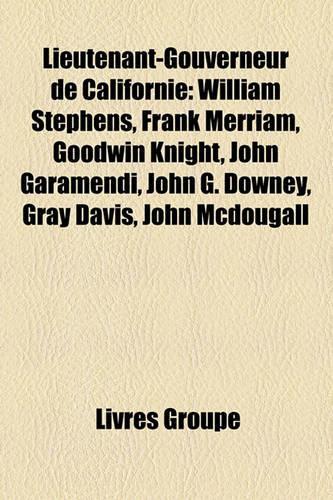 Lieutenant-Gouverneur de Californie