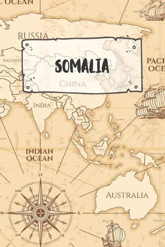 Somalia: Punktiertes Reisetagebuch Notizbuch oder Reise Notizheft Gepunktet - Reisen Journal für Männer und Frauen mit Punkten