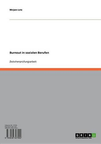 Burnout in Sozialen Berufen