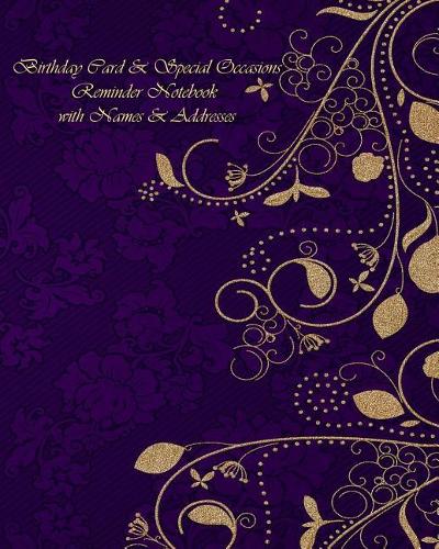 Birthday Card & Special Occasions Reminder Notebook with Names & Addresses