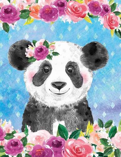 Big Fat Bullet Style Journal Cute Panda Bear In Flowers