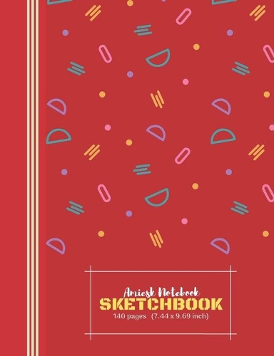 Amiesk Notebook - Sketch Book - 140 pages (7.44 x 9.69 inch)