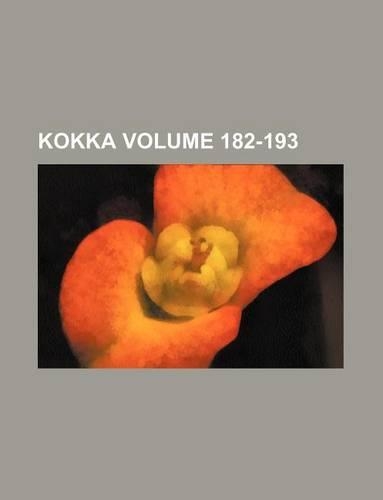 Kokka Volume 182-193
