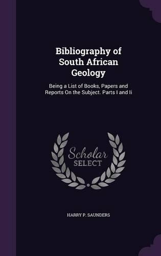 Bibliography of South African Geology
