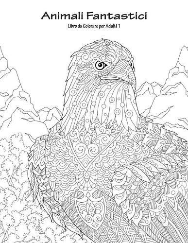 Animali Fantastici Libro da Colorare per Adulti 1