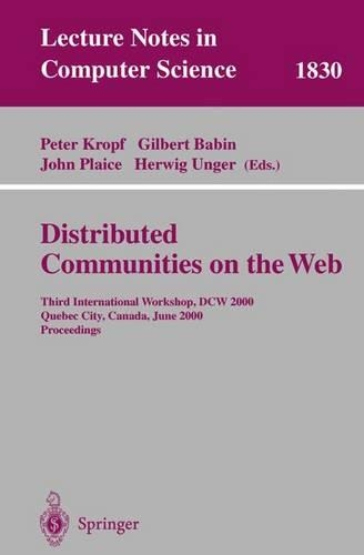 Distributed Communities on the Web