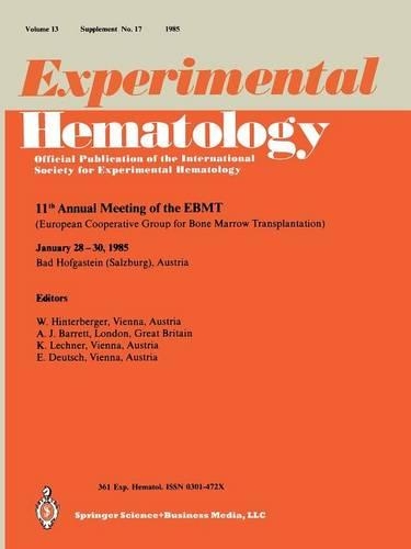 11th Annual meeting of the EBMT