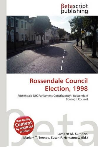 Rossendale Council Election, 1998