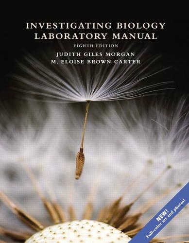 Investigating Biology Laboratory Manual