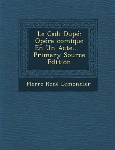 Le Cadi Dupé