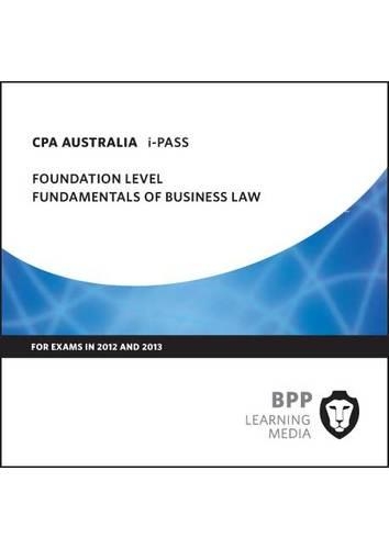 CPA - Fundamentals of Business Law