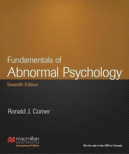 Fundamentals of Abnormal Psychology
