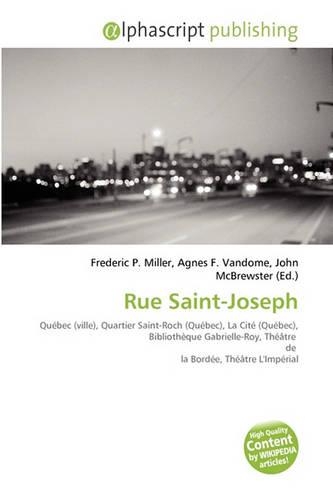 Rue Saint-Joseph