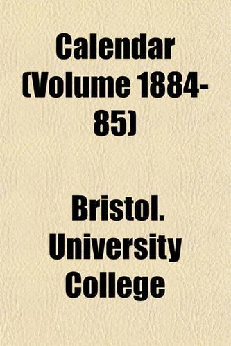 Calendar (Volume 1884-85)