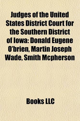 Judges of the United States District Court for the Southern District of Iowa