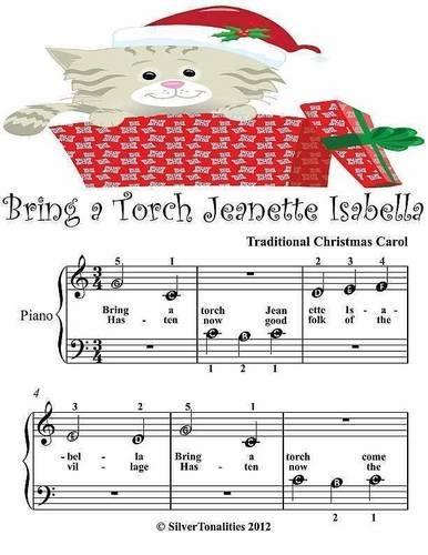 Bring a Torch Jeanette Isabella - Beginner Tots Piano Sheet Music