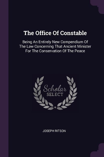 The Office Of Constable