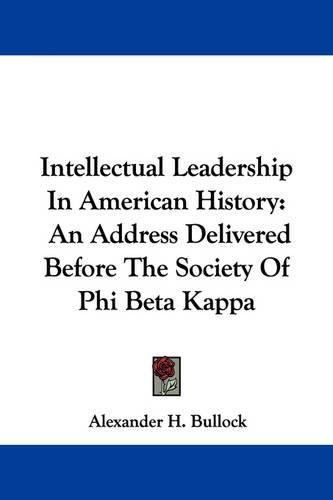Intellectual Leadership in American History