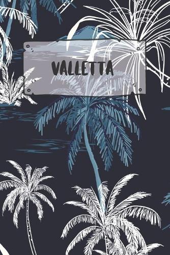 Valletta: Ruled Travel Diary Notebook or Journey Journal - Lined Trip Pocketbook for Men and Women with Lines