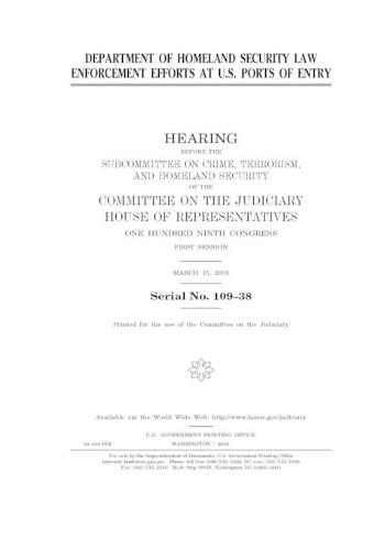 Department of Homeland Security law enforcement efforts at U.S. ports of entry
