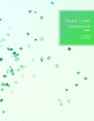 Music Lines Notebook 10 staves per page