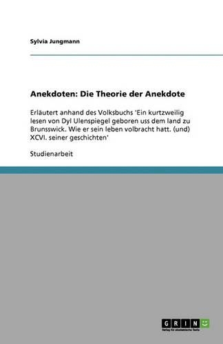 Anekdoten: Die Theorie der Anekdote(German)