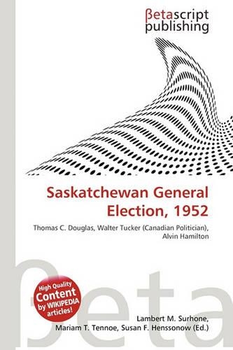 Saskatchewan General Election, 1952