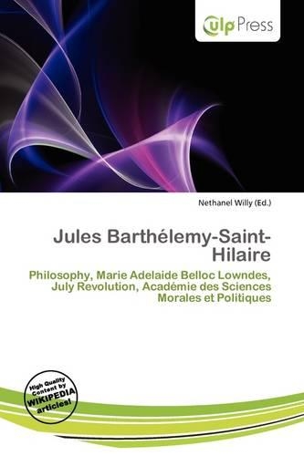 Jules Barth Lemy-Saint-Hilaire: (English)