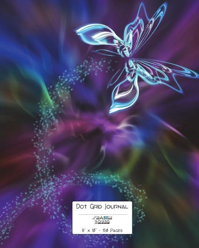 Dot Grid Journal A Dotted Matrix Notebook And Planner 8x10