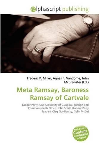 Meta Ramsay, Baroness Ramsay of Cartvale
