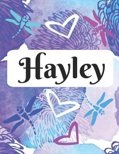 Hayley: Personalized Name Journal with blank lined paper