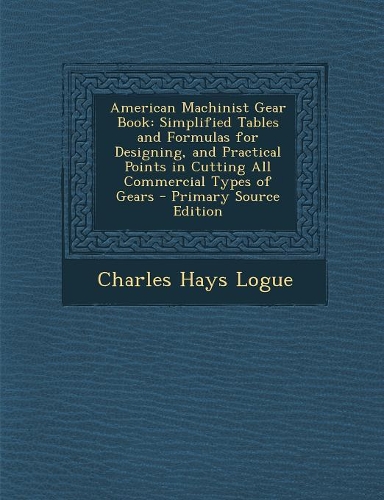 American Machinist Gear Book