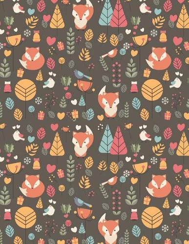 Fox Notebook White and Black Sketch Paper