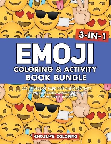Emoji Coloring & Activity Book Bundle