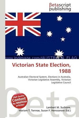 Victorian State Election, 1988: (English)