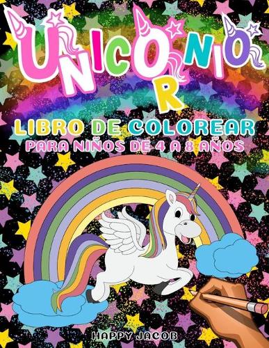 Unicornio Libro de Colorear para Niños de 4 a 8 Años