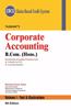 Corporate Accounting (B.Com. Hons)(CBCS) (Set of 2 Volumes)(6th Edition January 2019)