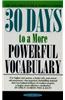 30 Days To A More Powerful Vocabuly